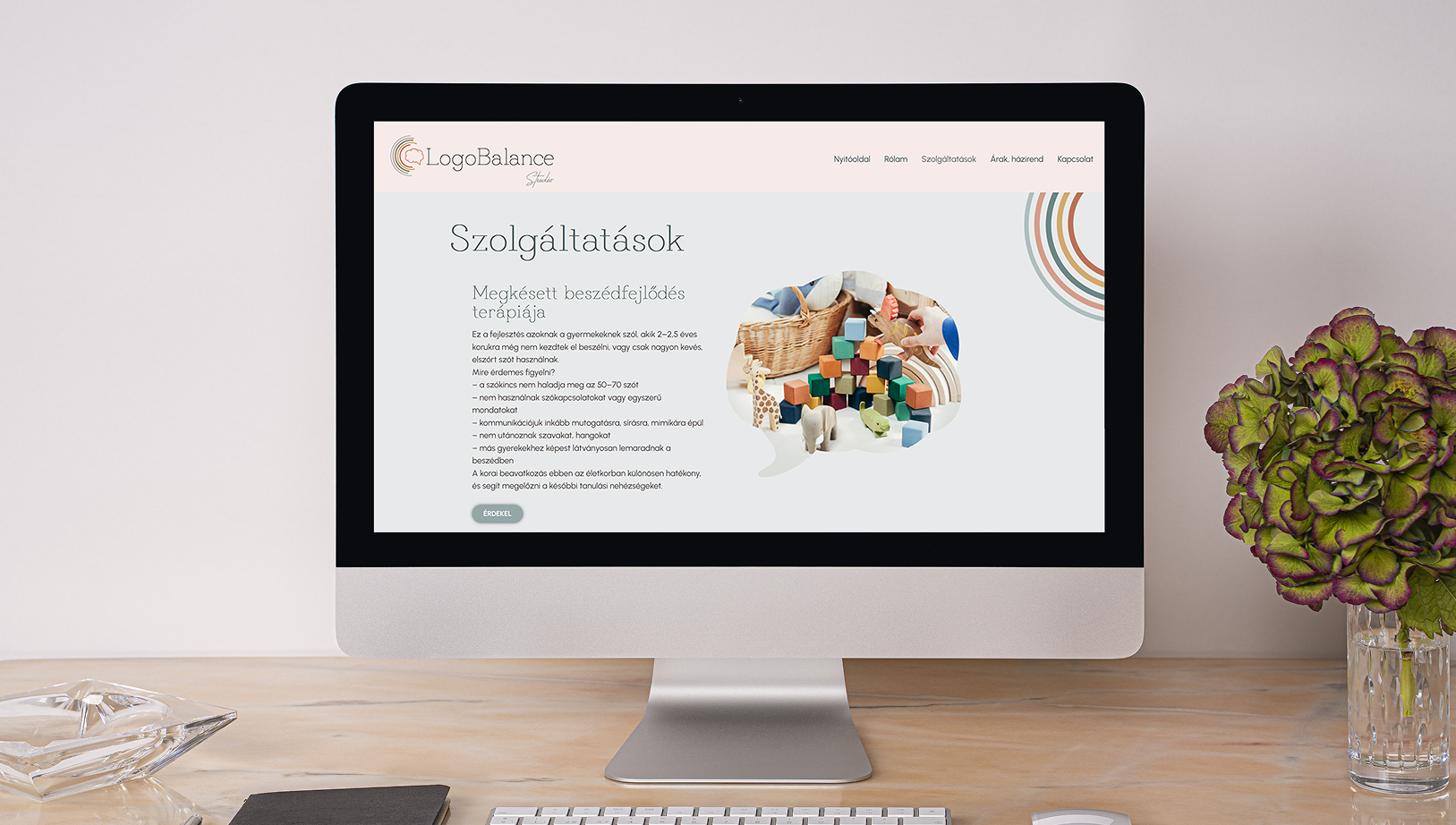 Grafikai tervek és márkaanyagok bemutatása